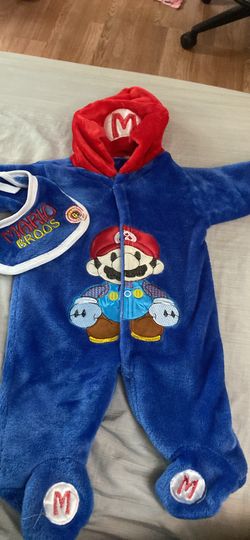Mario Onesie With Bib