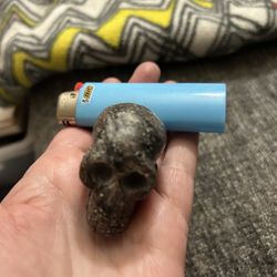 Black Carved Crystal Skull Price Is Each