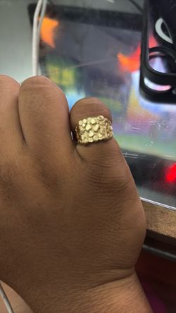 Gold Nugget Ring