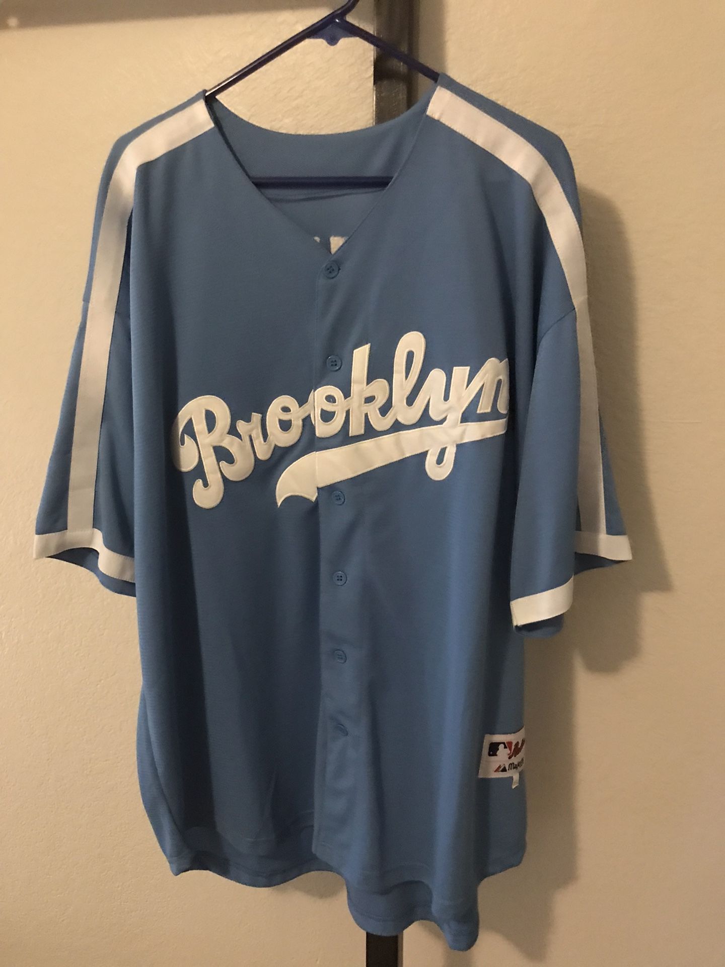 BROOKLYN DODGERS Light Blue Throwback Jersey 