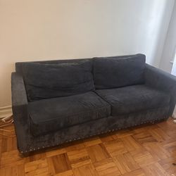 Sofa With Queen Sized Pull Out Bed. Mattress Included 