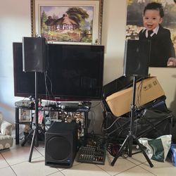 Qsc equipo de audio completo profesional