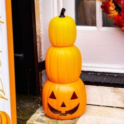 Halloween Staking Pumpkins  | Jack-o-Lantern.  Halloween Home Decor 🦇✨️🎃 