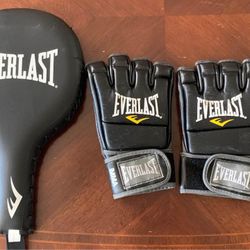 Everlast MMA Gloves & Paddle