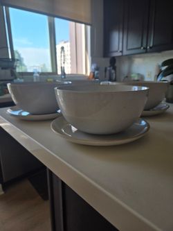 West Elm bowls + plates set
