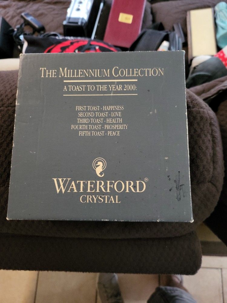 Waterford Crystal Millennium Collection - Champagne Bottle Coaster