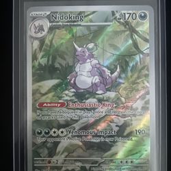 2x Nidoking Holo – Near Mint – $30 for Both 