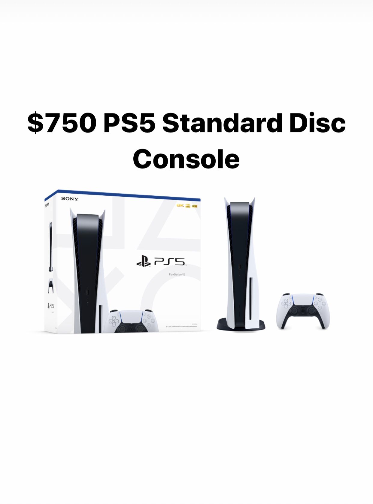 Ps5 disc standard console preorder