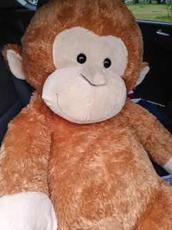 Five foot plush Monkey. Soft and cuddly.