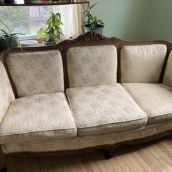 Vintage Victorian style sofa