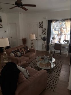 Small brown livingroom set
