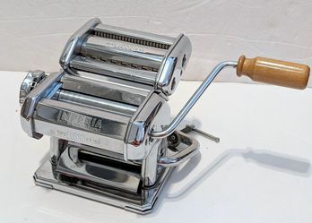 IMPERIA TIPO LUSSO S.P.150 Pasta Maker Chrome Italy w/ Attachments