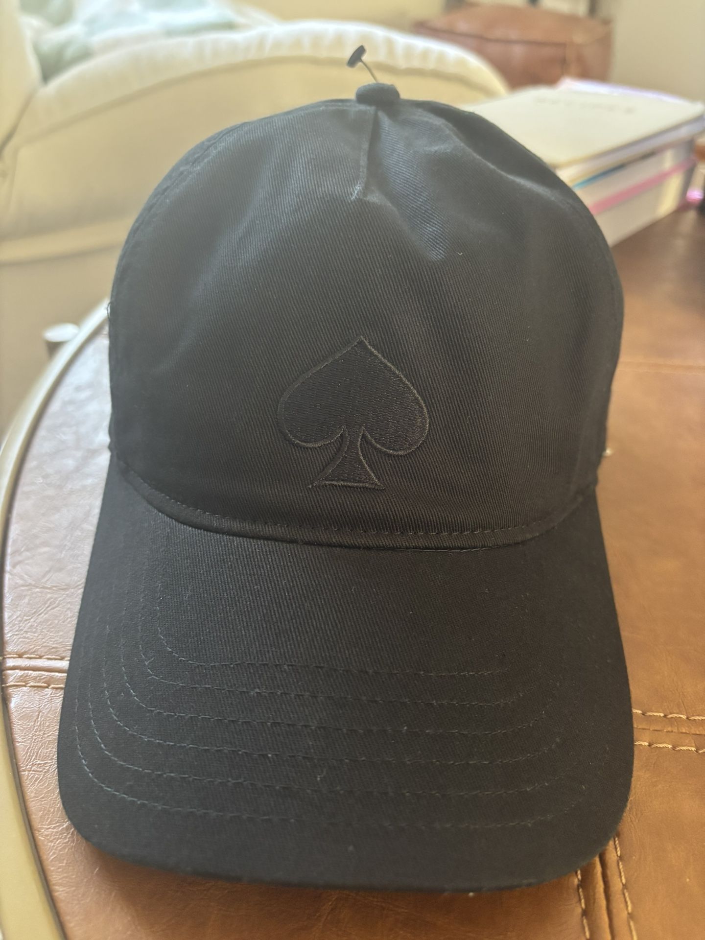 Kate Spade Black Baseball Cap