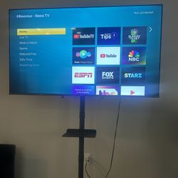 65 Inch Roku TV With Tv stand