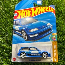 Hot Wheels 1990 Honda Civic EF hatchback cars