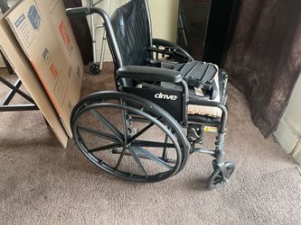 Electric hospital bed and wheelchair