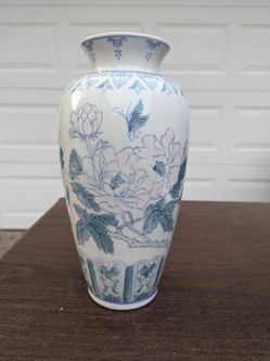 Hand Painted Ceramic Vase