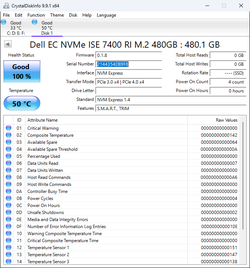DELL EMC 480GB Gen 4 NVMe m.2 SSD