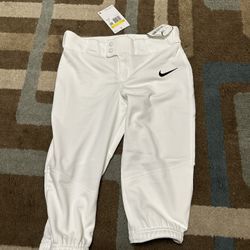 Nike Softball Pants Girls Youth Small White