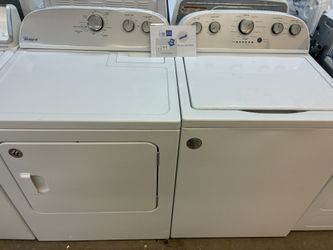 Whirlpool washer and dryer with 30 day warranty