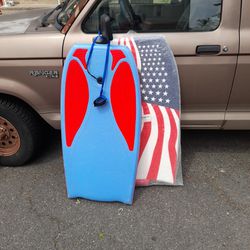 One More Boogie Board 43-in Long 4th Of July Special Boogie Board With Wristband Attachment Maury 30 4th Of July Brand New 40 Thank You