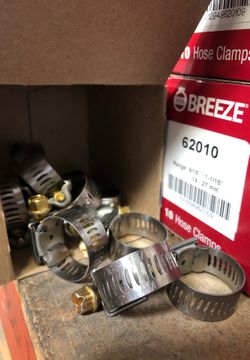 Hose clams all sizes available American brand