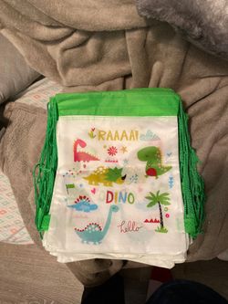 Dinosaur favor bags