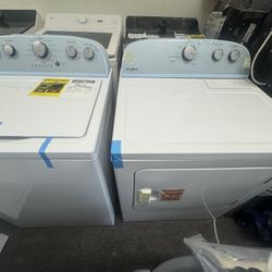 Whirlpool Washer & Electric Dryer Set New $25 Down 