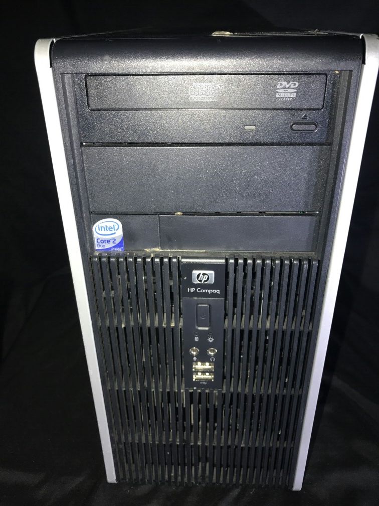 HP Compaq dc5800 Microtower Core 2 Duo 4GB DDR2 160GB DVD-RW Serial