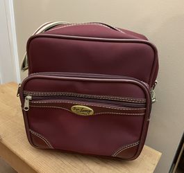 Vintage Burgundy Carry-on Bag by Verdi