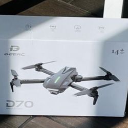 Brand New  DEERC Drone with Camera, D70 Drones with Camera for Adults 1080P HD