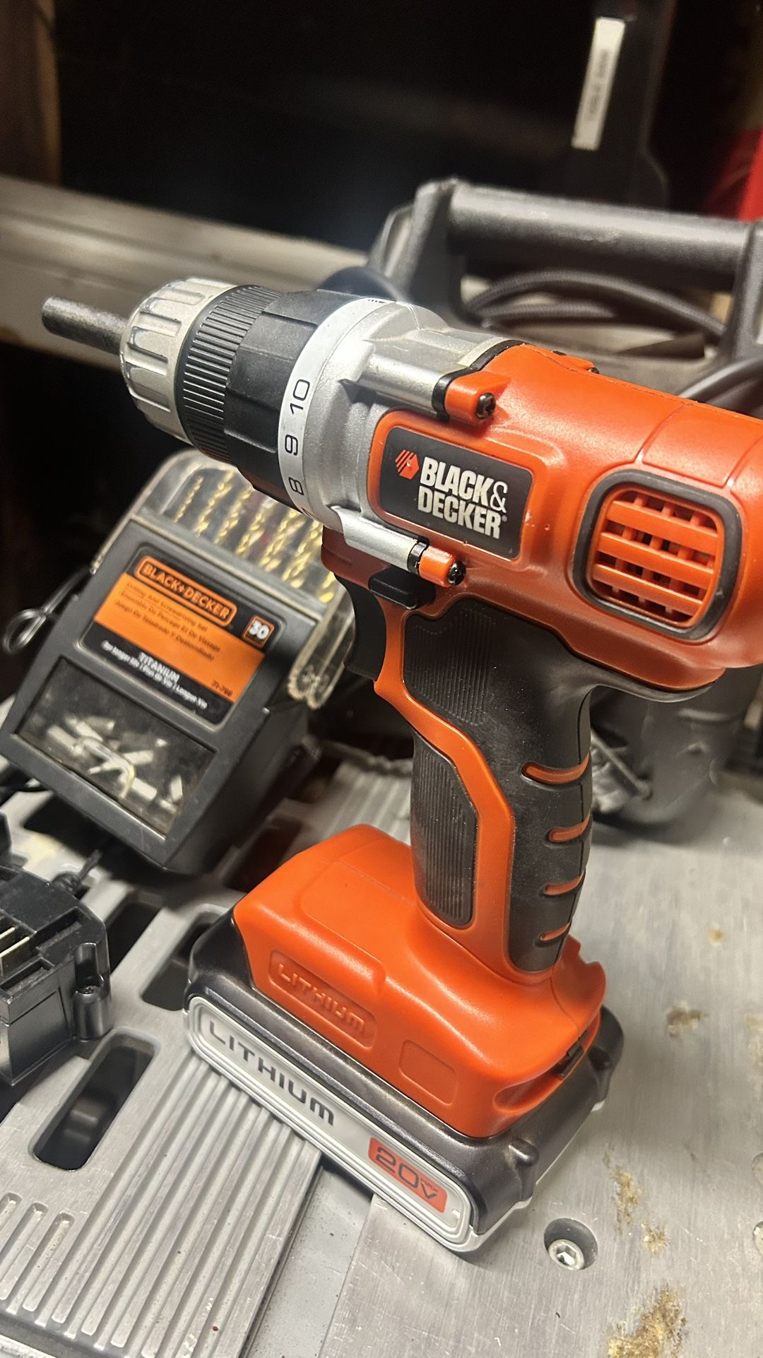 12v Drill With Bit And Driver Set