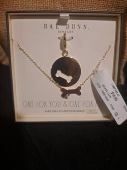 Rae Dunn Dog Mom Necklace