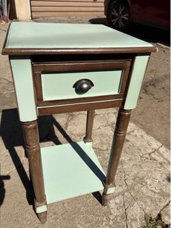 Side Or Nightstand With Drawer Table