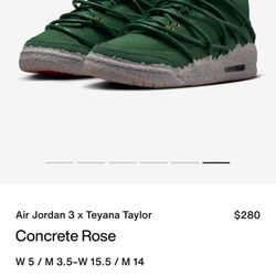 Jordan 3 Teyana Taylor 