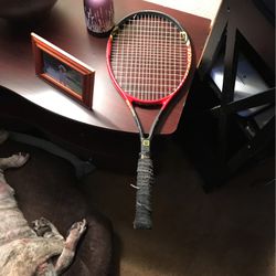 Wilson tennis racket double braid