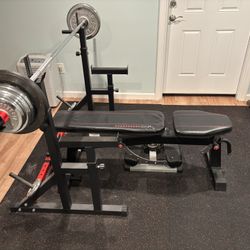 Bench Press/ Squat Rack + Bench