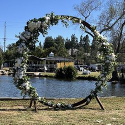 Wedding Flower Arch Floral Circle