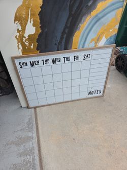 Magnetic Dry Erase Board, Perfect For Family Planning