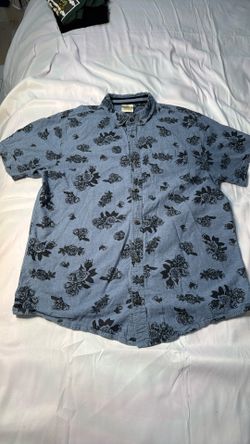 Junior L Shirt Floral Blue
