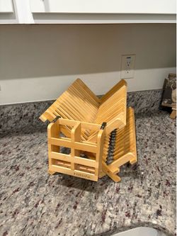 Wooden dish rack