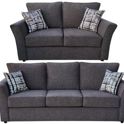 Hollywood 2PC Sofa & Loveseat Set