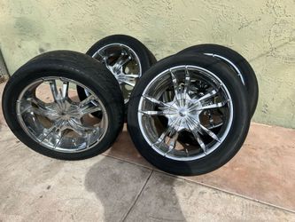 RIMS 305/40R22...6  LUGS FIT CHEVY SILVERADO YUKON TAHOE SUBURBAN NISSAN TITAN DENALLI NISSAN ARMADA
