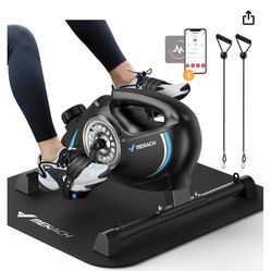 new in box Under Desk Bike Pedal Exerciser Quiet Magnetic Mini Exercise Bike w/ App