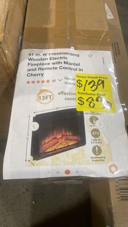 SaleSumo electric fireplace