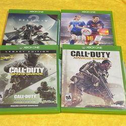 Xbox One Games Call Of Duty Fifa 16 Destiny 2  !!!! 