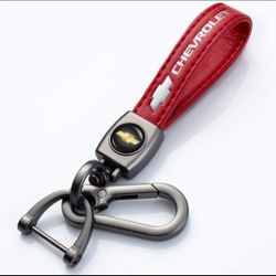 For Chevrolet Chevy Leather Car Logo KeychainFor Chevrolet Chevy Leather Car Logo Keychain