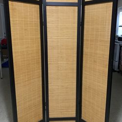3 Panel Bamboo Japanese Style Room Divider