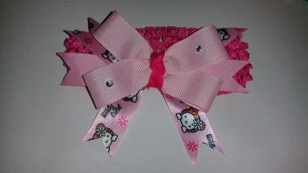 Hello Kitty Wildly Cute baby headband...