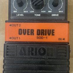 Arion SOD-1 Stereo Overdrive guitar effects pedal